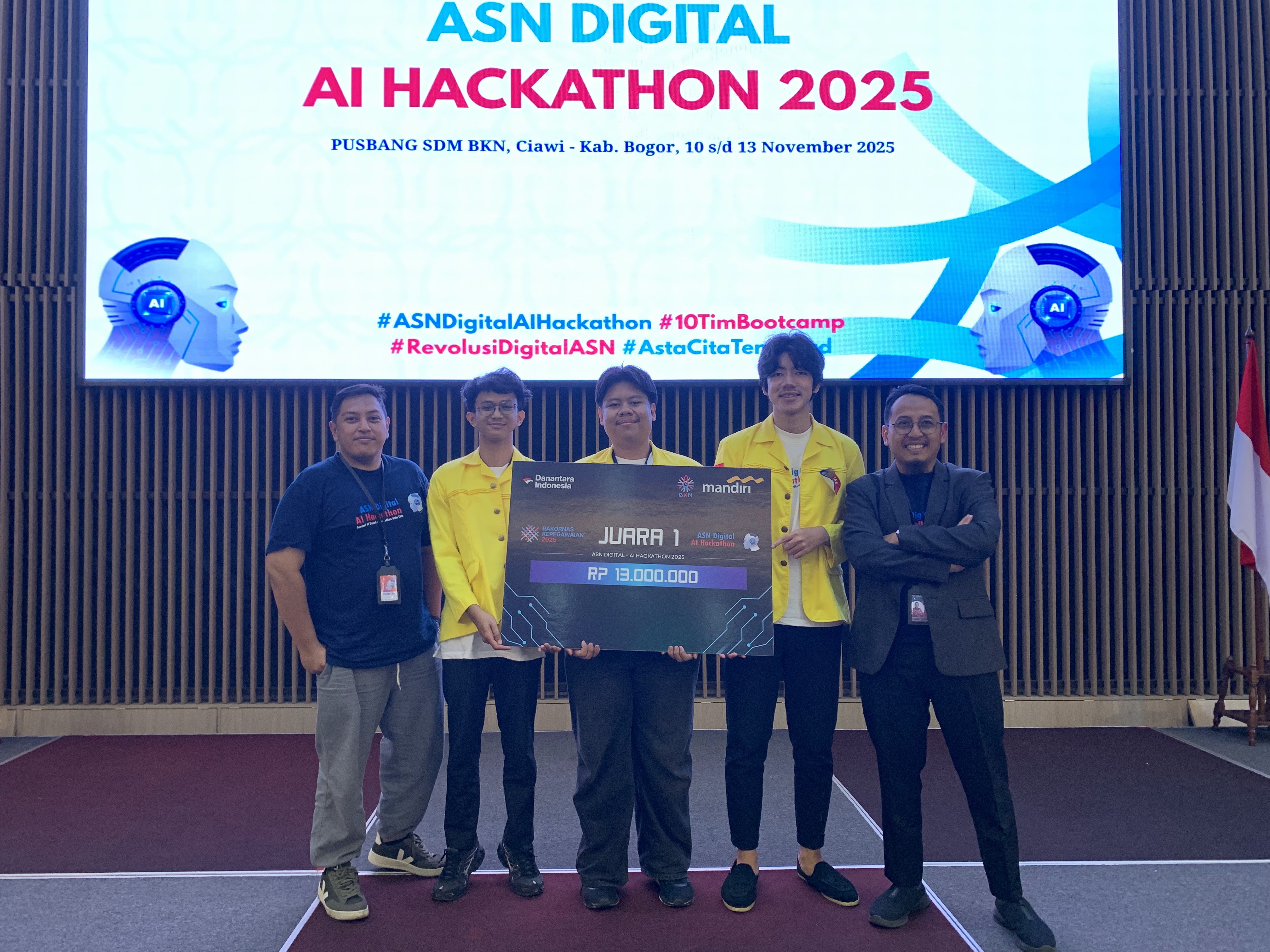 1st Winner - ASN Digital AI Hackathon 2025 - Image 1